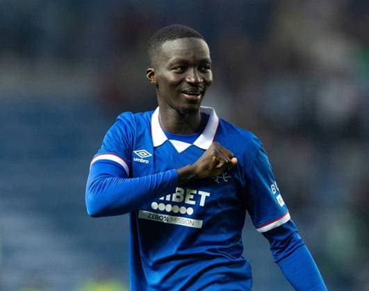 Mohamed Diomande of Rangers claps the fans during UEFA Champions League second qualifying round first leg at Ibrox Stadium, Glasgow. Rangers v Panathinaikos, UEFA Champions League, 2nd Qualifying Round, Football, Ibrox Stadium, Glasgow, UK - 22 Jul 2025Glasgow Ibrox Stadium United Kingdom EDITORIAL USE ONLY No use with unauthorised audio, video, data, fixture lists, club league logos or live services. Online in-match use limited to 120 images, no video emulation. No use in betting, games or single club league player publications. Copyright: xRangersxFC Shutterstockx 15409270ed