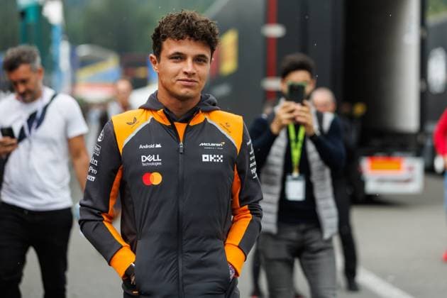 Lando Norris (McLaren Formula 1 Team, 04), Grosser Preis von Belgien, Motorsport, Formel 1, Saison 2025, 24.07.2025 Grosser Preis von Belgien, Motorsport, Formel 1, Saison 2025, 24.07.2025 Copyright: xEibner-Pressefoto AlexanderxNeisx EP_ANS