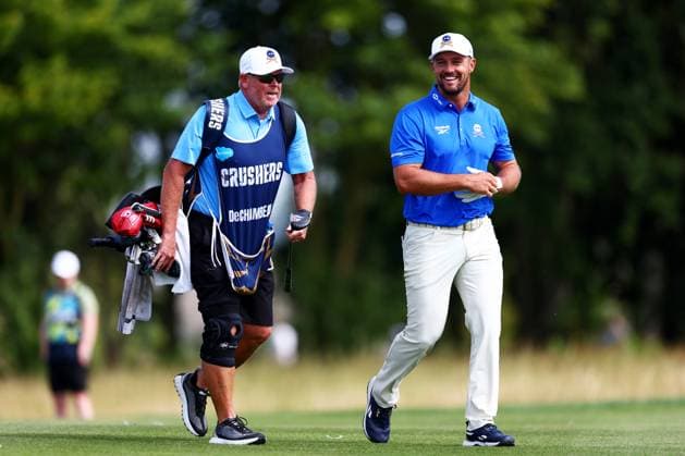 Bryson DeChambeau of USA. LIV Golf UK, Day One, Golf, JCB Golf & Country Club, Uttoxeter, UK - 25 Jul 2025Uttoxeter JCB Golf & Country Club United Kingdom EDITORIAL USE ONLY No use with unauthorised audio, video, data, fixture lists, club league logos or live services. Online in-match use limited to 120 images, no video emulation. No use in betting, games or single club league player publications. Copyright: xJamesxMarsh Shutterstockx 15410871bf