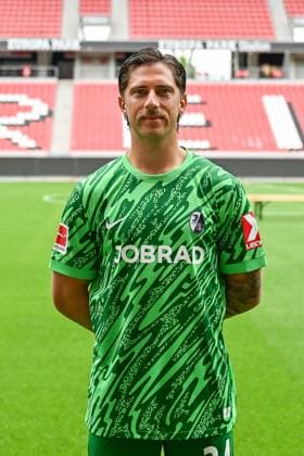 Jannik Huth (SC Freiburg, 24) GER, SC Freiburg, Fussball, 1. BL, Portraettermin 2025 2026, 30.07.2025 GER, SC Freiburg, Fussball, 1. BL, Portraettermin 2025 2026, 30.07.2025 Freiburg Copyright: xEibner-Pressefoto ThomasxHessx EP_THS