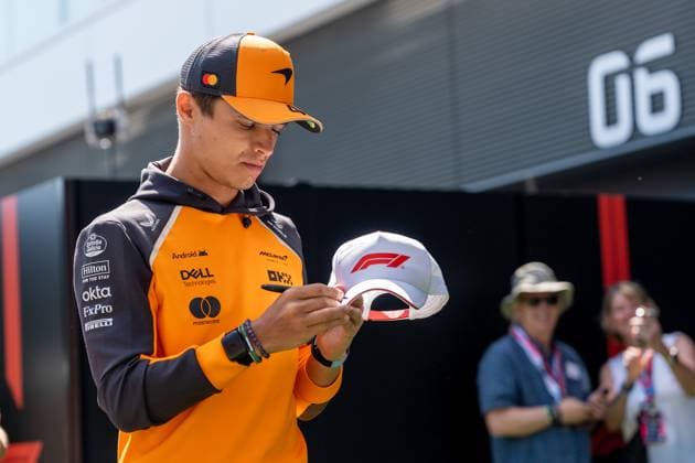 Lando Norris (McLaren Formula 1 Team, Großbritannien 04), HUN, Formel 1 Weltmeisterschaft, Grand Prix von Ungarn, Hungaroring, Trainings Tag, Saison 2025, 01.08.2025 HUN, Formel 1 Weltmeisterschaft, Grand Prix von Ungarn, Hungaroring, Trainingstag, Saison 2025, 01.08.2025 Budapest Copyright: xEibner-Pressefoto MarcelxFischerx EP_MFI