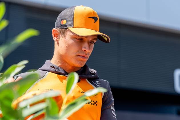 Lando Norris (McLaren Formula 1 Team, Großbritannien 04), HUN, Formel 1 Weltmeisterschaft, Grand Prix von Ungarn, Hungaroring, Trainings Tag, Saison 2025, 01.08.2025 HUN, Formel 1 Weltmeisterschaft, Grand Prix von Ungarn, Hungaroring, Trainingstag, Saison 2025, 01.08.2025 Budapest Copyright: xEibner-Pressefoto MarcelxFischerx EP_MFI