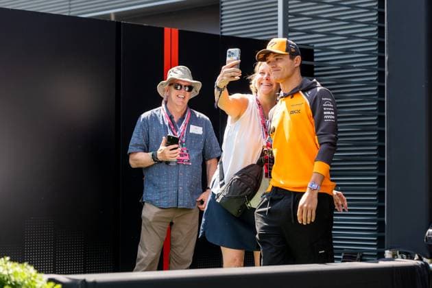 Lando Norris (McLaren Formula 1 Team, Großbritannien 04), HUN, Formel 1 Weltmeisterschaft, Grand Prix von Ungarn, Hungaroring, Trainings Tag, Saison 2025, 01.08.2025 HUN, Formel 1 Weltmeisterschaft, Grand Prix von Ungarn, Hungaroring, Trainingstag, Saison 2025, 01.08.2025 Budapest Copyright: xEibner-Pressefoto MarcelxFischerx EP_MFI