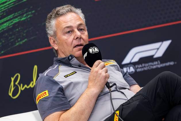 F1 - HUNGARIAN GRAND PRIX 2025 press conference, PK, Pressekonferenz ISOLA Mario (ita), Motorsport Racing Manager of Pirelli, portrait during the 2025 Formula 1 Lenovo Hungarian Grand Prix, 14th round of the 2025 FIA Formula One World Championship, WM, Weltmeisterschaft from August 1 to 3, 2025 on the Hungaroring, in Mogyorod, Hungary - MogyorodHungary Copyright: xJulienxDelfossex