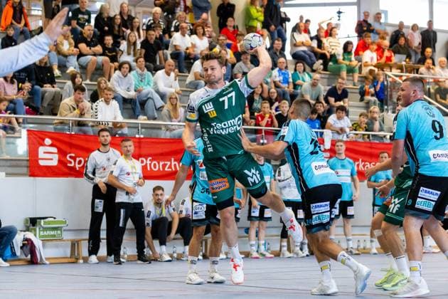 David SCHMIDT (FRISCH AUF! Goeppingen, 77) FRISCH AUF! Goeppingen (FAG) vs. SG Koendringen-Teningen, Handball, Maenner, S-Cup Altensteig 2025, Spielzeit 2025 2026, 01.08.2025 FRISCH AUF! Goeppingen (FAG) vs. SG Koendringen-Teningen, Handball, Maenner, S-Cup Altensteig 2025, Spielzeit 2025 2026, 01.08.2025 Altensteig Copyright: xEibnerxPressefoto OliverxSchmidtx EP_OST