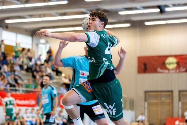Elias NEWEL (FRISCH AUF! Goeppingen, 40) FRISCH AUF! Goeppingen (FAG) vs. SG Koendringen-Teningen, Handball, Maenner, S-Cup Altensteig 2025, Spielzeit 2025 2026, 01.08.2025 FRISCH AUF! Goeppingen (FAG) vs. SG Koendringen-Teningen, Handball, Maenner, S-Cup Altensteig 2025, Spielzeit 2025 2026, 01.08.2025 Altensteig Copyright: xEibnerxPressefoto OliverxSchmidtx EP_OST
