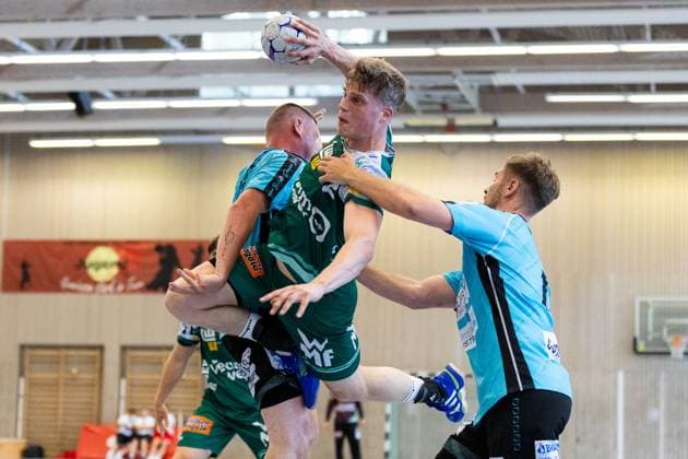 Martin HANNE (FRISCH AUF! Goeppingen, 42) FRISCH AUF! Goeppingen (FAG) vs. SG Koendringen-Teningen, Handball, Maenner, S-Cup Altensteig 2025, Spielzeit 2025 2026, 01.08.2025 FRISCH AUF! Goeppingen (FAG) vs. SG Koendringen-Teningen, Handball, Maenner, S-Cup Altensteig 2025, Spielzeit 2025 2026, 01.08.2025 Altensteig Copyright: xEibnerxPressefoto OliverxSchmidtx EP_OST