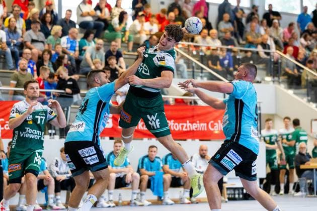 Elias NEWEL (FRISCH AUF! Goeppingen, 40) FRISCH AUF! Goeppingen (FAG) vs. SG Koendringen-Teningen, Handball, Maenner, S-Cup Altensteig 2025, Spielzeit 2025 2026, 01.08.2025 FRISCH AUF! Goeppingen (FAG) vs. SG Koendringen-Teningen, Handball, Maenner, S-Cup Altensteig 2025, Spielzeit 2025 2026, 01.08.2025 Altensteig Copyright: xEibnerxPressefoto OliverxSchmidtx EP_OST