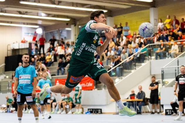 Rutger TEN VELDE (FRISCH AUF! Goeppingen, 05) FRISCH AUF! Goeppingen (FAG) vs. SG Koendringen-Teningen, Handball, Maenner, S-Cup Altensteig 2025, Spielzeit 2025 2026, 01.08.2025 FRISCH AUF! Goeppingen (FAG) vs. SG Koendringen-Teningen, Handball, Maenner, S-Cup Altensteig 2025, Spielzeit 2025 2026, 01.08.2025 Altensteig Copyright: xEibnerxPressefoto OliverxSchmidtx EP_OST