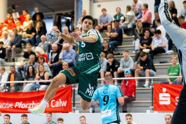 Rutger TEN VELDE (FRISCH AUF! Goeppingen, 05) FRISCH AUF! Goeppingen (FAG) vs. SG Koendringen-Teningen, Handball, Maenner, S-Cup Altensteig 2025, Spielzeit 2025 2026, 01.08.2025 FRISCH AUF! Goeppingen (FAG) vs. SG Koendringen-Teningen, Handball, Maenner, S-Cup Altensteig 2025, Spielzeit 2025 2026, 01.08.2025 Altensteig Copyright: xEibnerxPressefoto OliverxSchmidtx EP_OST