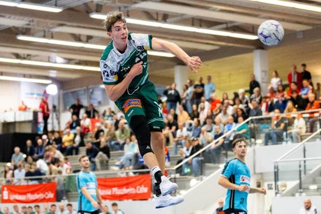 Fynn HOFELE (FRISCH AUF! Goeppingen, 12) FRISCH AUF! Goeppingen (FAG) vs. SG Koendringen-Teningen, Handball, Maenner, S-Cup Altensteig 2025, Spielzeit 2025 2026, 01.08.2025 FRISCH AUF! Goeppingen (FAG) vs. SG Koendringen-Teningen, Handball, Maenner, S-Cup Altensteig 2025, Spielzeit 2025 2026, 01.08.2025 Altensteig Copyright: xEibnerxPressefoto OliverxSchmidtx EP_OST