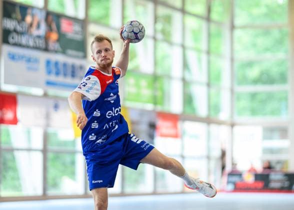 7 Meter HBW, Sascha Pfattheicher (HBW Balingen Weilstetten, 30) Sparkassen Cup, Handball Wettbewerb, HBW Balingen Weilstetten vs. Mors Thy Handbold, Maenner, 3. Turniertag, Spielzeit 2025, 03.08.2025 Eibner-Pressefoto Andreas Ulmer Sparkassen Cup, Handball Wettbewerb, HBW Balingen Weilstetten vs. Mors Thy Handbold, Maenner, 3. Turniertag, Spielzeit 2025, 03.08.2025 Altensteig Copyright: xEibner-Pressefoto AndreasxUlmerx EP_AUR