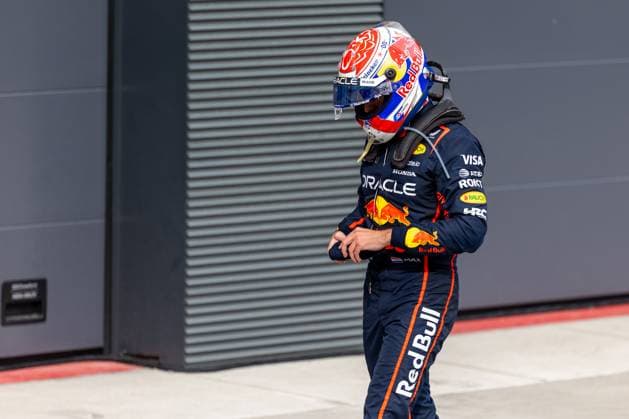 Max Verstappen (Oracle Red Bull Racing, Niederlande, 01), HUN, Formel 1 Weltmeisterschaft, Grand Prix von Ungarn, Hungaroring, Renntag, Rennen, Podium, Saison 2025, 03.08.2025 HUN, Formel 1 Weltmeisterschaft, Grand Prix von Ungarn, Hungaroring, Rennen, Podium, Saison 2025, 03.08.2025 Budapest Copyright: xEibner-Pressefoto MarcelxFischerx EP_MFI
