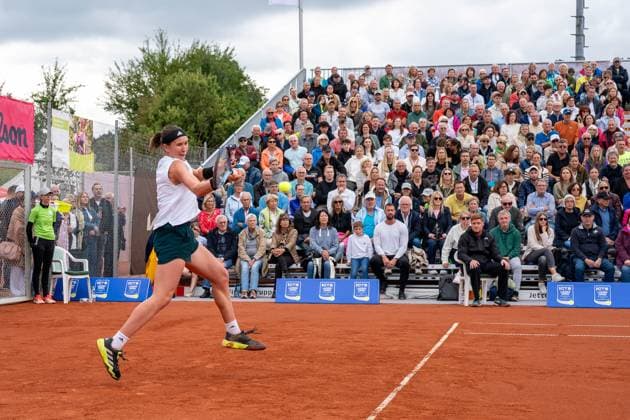 Nikola Bartunkova (CZE), Nikola Bartunkova vs. Julia Grabher,Tennis, CTS Ladies Open, Finale, 03.08.2025, Nikola Bartunkova vs. Julia Grabher,Tennis, CTS Ladies Open, Finale, 03.08.2025 Hechingen Copyright: xEibner-Pressefoto StefanxRosenfex EP_SRD