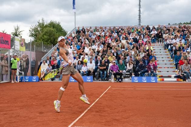 Julia Grabher (AUT), Nikola Bartunkova vs. Julia Grabher,Tennis, CTS Ladies Open, Finale, 03.08.2025, Nikola Bartunkova vs. Julia Grabher,Tennis, CTS Ladies Open, Finale, 03.08.2025 Hechingen Copyright: xEibner-Pressefoto StefanxRosenfex EP_SRD