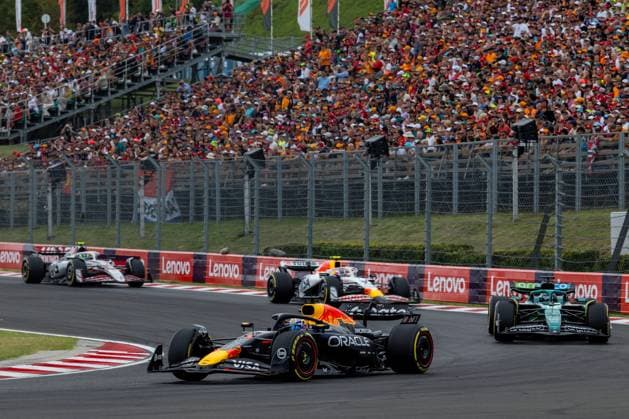 Max Verstappen (Oracle Red Bull Racing, Niederlande, 01) im RB21, HUN, Formel 1 Weltmeisterschaft, Grand Prix von Ungarn, Hungaroring, Rennen, Saison 2025, 03.08.2025 HUN, Formel 1 Weltmeisterschaft, Grand Prix von Ungarn, Hungaroring, Rennen, Saison 2025, 03.08.2025 Budapest Copyright: xEibner-Pressefoto MarcelxFischerx EP_MFI