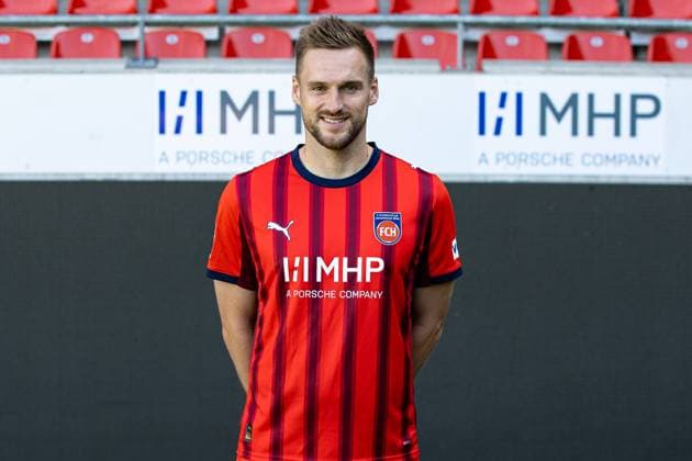Patrick Mainka (FC Heidenheim, 06) GER, FC Heidenheim 1846, Fussball, 1. Bundesliga, Portraettermin 2025 2026, 07.08.2025, DFB DFL regulations prohibit any use of photographs as image sequences. GER, FC Heidenheim 1846, Fussball, 1. Bundesliga, Portraettermin 2025 2026, 07.08.2025 Heidenheim Copyright: xEibner-Pressefoto RogerxBuerkex EP_RBE