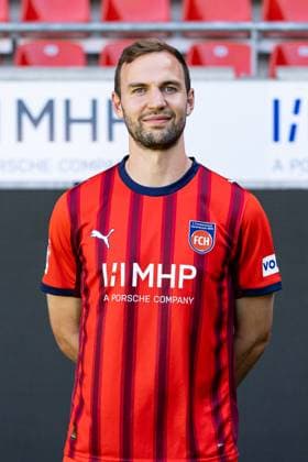 Benedikt Gimber (FC Heidenheim, 05) GER, FC Heidenheim 1846, Fussball, 1. Bundesliga, Portraettermin 2025 2026, 07.08.2025, DFB DFL regulations prohibit any use of photographs as image sequences GER, FC Heidenheim 1846, Fussball, 1. Bundesliga, Portraettermin 2025 2026, 07.08.2025 Heidenheim Copyright: xEibner-Pressefoto RogerxBuerkex EP_RBE