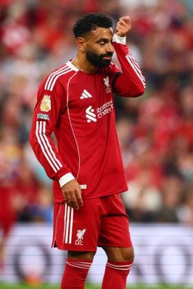 Mohamed Salah of Liverpool Liverpool v AFC Bournemouth, Premier League, Football, Anfield, Liverpool, UK - 15 Aug 2025Liverpool Anfield United Kingdom EDITORIAL USE ONLY No use with unauthorised audio, video, data, fixture lists, club league logos or live services. Online in-match use limited to 120 images, no video emulation. No use in betting, games or single club league player publications. Copyright: xPaulxCurrie Shutterstockx 15438038dn