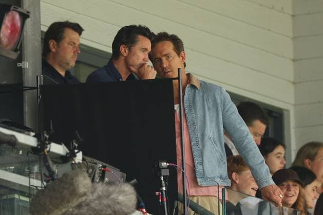 Ryan Reynolds and Rob McElhenney co owners of Wrexham AFC Wrexham v West Bromwich Albion, EFL Sky Bet Championship, Football, SToK Cae Ras, Wrexham, UK - 16 Aug 2025Wrexham SToK Cae Ras United Kingdom EDITORIAL USE ONLY No use with unauthorised audio, video, data, fixture lists, club league logos or live services. Online in-match use limited to 120 images, no video emulation. No use in betting, games or single club league player publications. Copyright: xRyanxBrowne Shutterstockx 15439532az