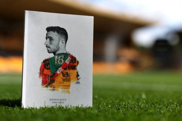Tributes to Diogo Jota on the Wolverhampton Wanderers match day programme Wolverhampton Wanderers v Manchester City, Premier League, Football, Molineux, Wolverhampton, UK - 16 Aug 2025Wolverhampton Molineux United Kingdom EDITORIAL USE ONLY No use with unauthorised audio, video, data, fixture lists, club league logos or live services. Online in-match use limited to 120 images, no video emulation. No use in betting, games or single club league player publications. Copyright: xKieranxMcManus Shutterstockx 15444080b