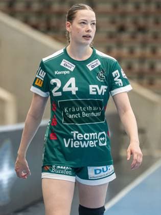 Luisa Scherer (Frisch Auf Frauen, 24), Frisch Auf Goeppingen vs. Rostocker Handball Club, Handball, Players Night, Spielzeit 2025 2026, 16.08.2025 Frisch Auf Goeppingen vs. Rostocker Handball Club, Handball, Players Night, Spielzeit 2025 2026, 16.08.2025 Wolfschlugen Copyright: xMichaelxSchmidt Eibner-Pressefotx EP_MST