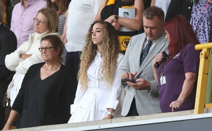 Rute Cardoso, wife of Diogo Jota in the stands Wolverhampton Wanderers v Manchester City, Premier League, Football, Molineux, Wolverhampton, UK - 16 Aug 2025Wolverhampton Molineux United Kingdom EDITORIAL USE ONLY No use with unauthorised audio, video, data, fixture lists, club league logos or live services. Online in-match use limited to 120 images, no video emulation. No use in betting, games or single club league player publications. Copyright: xKieranxMcManus Shutterstockx 15444080cq