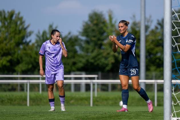 Selina Cerci (TSG Hoffenheim, 29) jubelt ueber das Tor zum 3:0, GER, TSG 1899 Hoffenheim vs FC Basel, Fussball Frauen Bundesliga Testspiel, Saison 2025 2026, 16.08.2025 GER, TSG 1899 Hoffenheim vs FC Basel, Fussball Frauen Bundesliga Testspiel, Saison 2025 2026, 16.08.2025 St. Leon Copyright: xEibner-Pressefoto Memmlerx EP_MMR