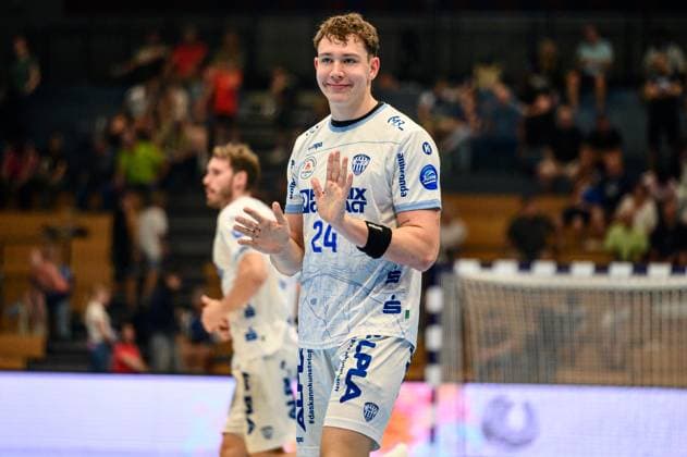 Joel, Willecke (KM, TBV Lemgo Lippe, 24) GER, Thueringen, ThSV Eisenach gegen TBV Lemgo Lippe, Wartburg Cup Eisenach 2025, Handball, Saison 2025 2026, Sonntag, 17.08.2025 GER, Thueringen, ThSV Eisenach gegen TBV Lemgo Lippe, Wartburg Cup Eisenach 2025, Handball, Saison 2025 2026, Sonntag, 17.08.2025 Eisenach Copyright: xEibner-Pressefoto MartinxHerbstx EP_MHT