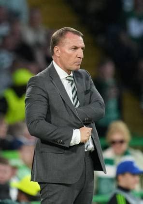 Celtic Manager Brendan Rodgers Celtic v Kairat Almaty, UEFA Champions League, Play-Off Round, First Leg, Football, Celtic Park, Glasgow, Scotland, UK - 20 Aug 2025Glasgow Celtic Park Scotland United Kingdom EDITORIAL USE ONLY No use with unauthorised audio, video, data, fixture lists, club league logos or live services. Online in-match use limited to 120 images, no video emulation. No use in betting, games or single club league player publications. Copyright: xStuartxWallace Shutterstockx 15446684ak