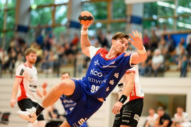 Stefan Bauer, (HBW Balingen Weilstetten, 99) beim Wurf, HBW Balingen vs. Pfadi Winterthur, Handball, Testspiel, Saison 2025 2026, 21.08.2025 Eibner-Pressefoto Andreas Ulmer HBW Balingen vs. Pfadi Winterthur, Handball, Testspiel, Saison 2025 2026, 21.08.2025 Balingen Copyright: xEibner-Pressefoto AndreasxUlmerx EP_AUR