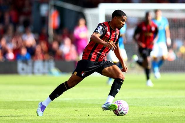 Amine Adli of AFC Bournemouth. AFC Bournemouth v Wolverhampton Wanderers, Premier League, Football, Vitality Stadium, Bournemouth, UK - 23 Aug 2025Bournemouth Vitality Stadium United Kingdom EDITORIAL USE ONLY No use with unauthorised audio, video, data, fixture lists, club league logos or live services. Online in-match use limited to 120 images, no video emulation. No use in betting, games or single club league player publications. Copyright: xJamesxMarsh Shutterstockx 15449566bc