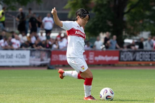 Yuka Hirano (VFB Stuttgart Frauen, 19), GER, VfB Stuttgart Frauen vs. FC Bayern Muenchen Frauen II, Fussball, 2. Frauen-Bundesliga, 1. Spieltag, Spielzeit 2025 2026, 24.08.2025, GER, VfB Stuttgart Frauen vs. FC Bayern Muenchen Frauen II, Fussball, 2. Frauen-Bundesliga, 1. Spieltag, Spielzeit 2025 2026, 24.08.2025, Stuttgart Copyright: xEibner-Pressefoto EdwardxCheungx EP_ECG
