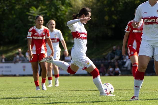 Tor durch Haruka Osawa (VFB Stuttgart Frauen, 79), GER, VfB Stuttgart Frauen vs. FC Bayern Muenchen Frauen II, Fussball, 2. Frauen-Bundesliga, 1. Spieltag, Spielzeit 2025 2026, 24.08.2025, GER, VfB Stuttgart Frauen vs. FC Bayern Muenchen Frauen II, Fussball, 2. Frauen-Bundesliga, 1. Spieltag, Spielzeit 2025 2026, 24.08.2025, Stuttgart Copyright: xEibner-Pressefoto EdwardxCheungx EP_ECG