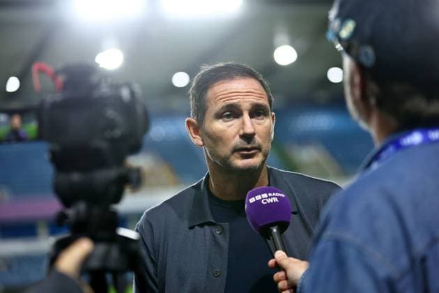 Frank Lampard manager of Coventry City seen during pot match interview Millwall v Coventry City, EFL Carabao Cup, Second Round, Football, The Den, London, UK - 26 Aug 2025London The Den United Kingdom EDITORIAL USE ONLY No use with unauthorised audio, video, data, fixture lists, club league logos or live services. Online in-match use limited to 120 images, no video emulation. No use in betting, games or single club league player publications. Copyright: xMichaelxZemanek Shutterstockx 15455833bj