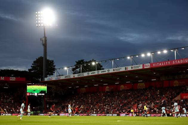 Carabao Energy Drink LED board branding. AFC Bournemouth v Brentford, EFL Carabao Cup, Second Round, Football, Vitality Stadium, Bournemouth, UK - 26 Aug 2025Bournemouth Vitality Stadium United Kingdom EDITORIAL USE ONLY No use with unauthorised audio, video, data, fixture lists, club league logos or live services. Online in-match use limited to 120 images, no video emulation. No use in betting, games or single club league player publications. Copyright: xJamesxMarsh Shutterstockx 15455830cx