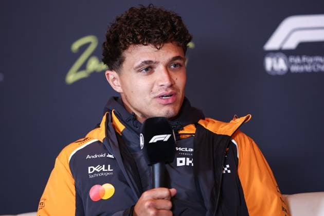 F1 - DUTCH GRAND PRIX 2025 NORRIS Lando (gbr), McLaren F1 Team MCL39, portrait press conference, PK, Pressekonferenz during the 2025 Formula 1 Heineken Dutch Grand Prix, 15th round of the 2025 FIA Formula One World Championship, WM, Weltmeisterschaft from August 29 to 31, 2025 on the Zandvoort Circuit, in Zandvoort, Netherlands - ZandvoortNetherlands Copyright: xEricxAlonsox