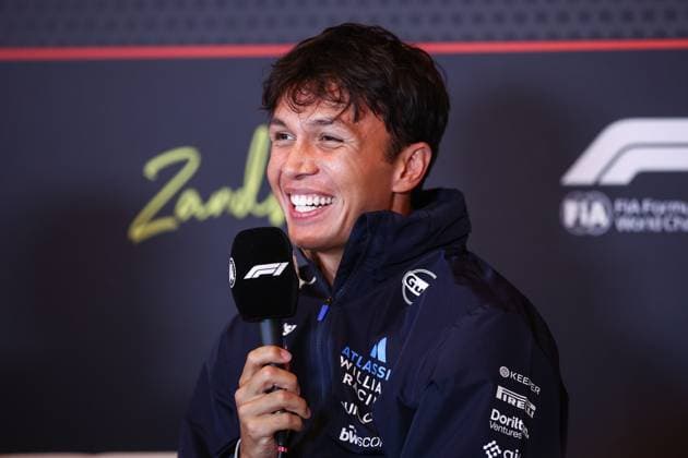 F1 - DUTCH GRAND PRIX 2025 ALBON Alexander (tha), Williams Racing FW47, portrait press conference, PK, Pressekonferenz during the 2025 Formula 1 Heineken Dutch Grand Prix, 15th round of the 2025 FIA Formula One World Championship, WM, Weltmeisterschaft from August 29 to 31, 2025 on the Zandvoort Circuit, in Zandvoort, Netherlands - ZandvoortNetherlands Copyright: xEricxAlonsox