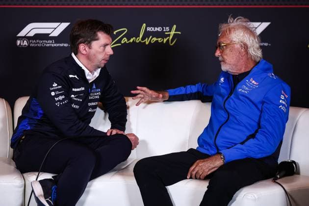 F1 - DUTCH GRAND PRIX 2025 VOWLES James, Team Principal of Williams Racing, portrait and BRIATORE Flavio (ita), Alpine F1 Team, portrait press conference, PK, Pressekonferenz during the 2025 Formula 1 Heineken Dutch Grand Prix, 15th round of the 2025 FIA Formula One World Championship, WM, Weltmeisterschaft from August 29 to 31, 2025 on the Zandvoort Circuit, in Zandvoort, Netherlands - ZandvoortNetherlands Copyright: xEricxAlonsox