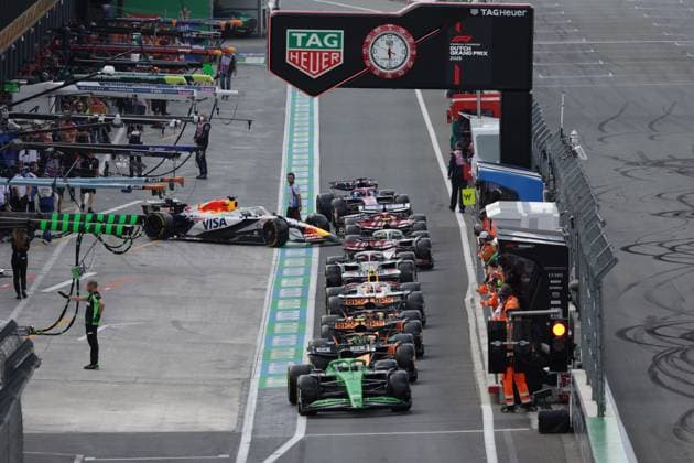 FORMULA 1 HEINEKEN DUTCH GRAND PRIX 2025 29.08.2025, Circuit Park Zandvoort, Zandvoort, FORMULA 1 HEINEKEN DUTCH GRAND PRIX 2025 , im Bild Nico Hülkenberg (DEU), Stake F1 Team Kick Sauber, Oscar Piastri (AUS), McLaren F1 Team, Lando Norris (GBR), Liam Lawson (NZL), Visa Cash App RB Formula One Team, Esteban Ocon (FRA), MoneyGram Haas F1 Team, Oliver Bearman (GBR), Charles Leclerc (MCO), Scuderia Ferrari HP