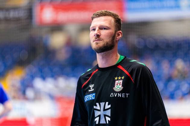 Philipp Weber (SC Magdeburg, 20) GER, TBV Lemgo Lippe vs. SC Magdeburg, Handball, 1. Bundesliga, 1. Spieltag, Spielzeit 2025 2026, 29.08.2025 GER, TBV Lemgo Lippe vs. SC Magdeburg, Handball, 1. Bundesliga, 1. Spieltag, Spielzeit 2025 2026, 29.08.2025 Lemgo Copyright: xEibner-Pressefoto JanxRollingerx EP_JSK