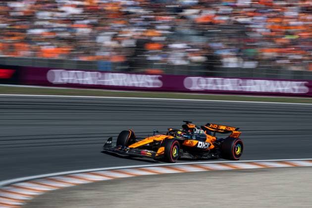Oscar Piastri (McLaren Formula 1 Team, Australien, 81) im MCL39, NED, Formel 1 Weltmeisterschaft, Heineken Grand Prix der Niederlande, Circuit Zandvoort, Qualifying, Saison 2025, 30.08.2025 NED, Formel 1 Weltmeisterschaft, Heineken Grand Prix der Niederlande, Circuit Zandvoort, Qualifying, Saison 2025, 30.08.2025 Zandvoort Copyright: xEibner-Pressefoto Memmlerx EP_MMR