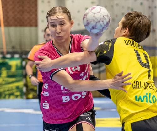 Klara Schlegel (TuS Metzingen, 14) GER, Borussia Dortmund vs. TuS Metzingen, Handball, ALSCO Frauen Bundesliga, Saison 2025 2026, 1. Spieltag, 30.08.2025. GER, Borussia Dortmund vs. TuS Metzingen, Handball, ALSCO Frauen Bundesliga, Saison 2025 2026, 1. Spieltag, 30.08.2025. Dortmund Copyright: xEibner-Pressefoto WolfgangxStummx EP_EER