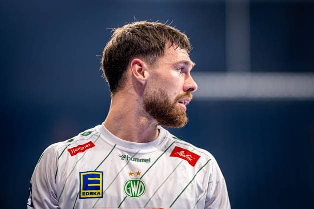 1. Handball-Bundesliga, DAIKIN HBL, Rhein-Neckar Löwen - GWD Minden; 03.09.2025 Max Staar (27, TSV GWD Minden) Freisteller, Porträt, Einzelbild, Einzelfoto. 1. Handball-Bundesliga, Rhein-Neckar Löwen – GWD Minden, Mannheim, SAP Arena, 03.09.2025 1. Handball-Bundesliga, Rhein-Neckar Löwen – GWD Minden, Mannheim, SAP Arena, 03.09.2025 Copyright: xBEAUTIFULxSPORTS Gelhardtx