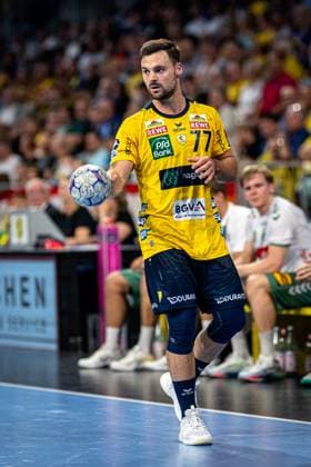 1. Handball-Bundesliga, DAIKIN HBL, Rhein-Neckar Löwen - GWD Minden; 03.09.2025 Dani Baijens (77; Rhein Neckar Löwen) Freisteller, 1. Handball-Bundesliga, Rhein-Neckar Löwen – GWD Minden, Mannheim, SAP Arena, 03.09.2025 1. Handball-Bundesliga, Rhein-Neckar Löwen – GWD Minden, Mannheim, SAP Arena, 03.09.2025 Copyright: xBEAUTIFULxSPORTS Gelhardtx
