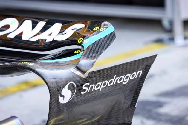 F1 - ITALIAN GRAND PRIX 2025 Mercedes AMG F1 Team W16, mechanical detail rear wing aerodynamism, aerodynamic, aerodynamics during the 2025 Formula 1 Pirelli Grand Premio d™Italia, 2025 Italian Grand Prix, 16th round of the 2025 FIA Formula One World Championship, WM, Weltmeisterschaft from September 5 to 7, 2025 on the Autodromo Nazionale Monza, in Monza, Italy - MonzaItaly Copyright: xXavixBonillax
