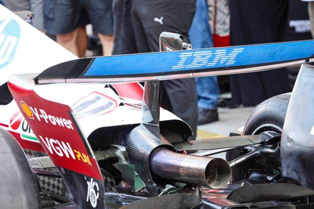 F1 - ITALIAN GRAND PRIX 2025 Scuderia Ferrari SF-25, mechanical detail rear wing beam wing aerodynamism, aerodynamic, aerodynamics during the 2025 Formula 1 Pirelli Grand Premio d™Italia, 2025 Italian Grand Prix, 16th round of the 2025 FIA Formula One World Championship, WM, Weltmeisterschaft from September 5 to 7, 2025 on the Autodromo Nazionale Monza, in Monza, Italy - MonzaItaly Copyright: xXavixBonillax
