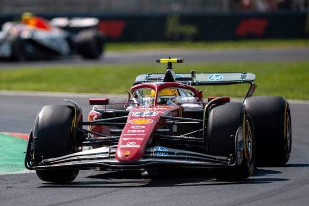 Lewis Hamilton (Scuderia Ferrari HP F1 Team, Großbritannien, 44) im SF-25, ITA, Formel 1 Weltmeisterschaft, Grand Prix von Italian, Autodromo Nazionale Monza, Practice Day, Saison 2025, 05.09.2025 ITA, Formel 1 Weltmeisterschaft, Grand Prix von Italian, Autodromo Nazionale Monza, Practice Day, Saison 2025, 05.09.2025 Monza Copyright: xEibner-Pressefoto MarcelxFischerx EP_MFI