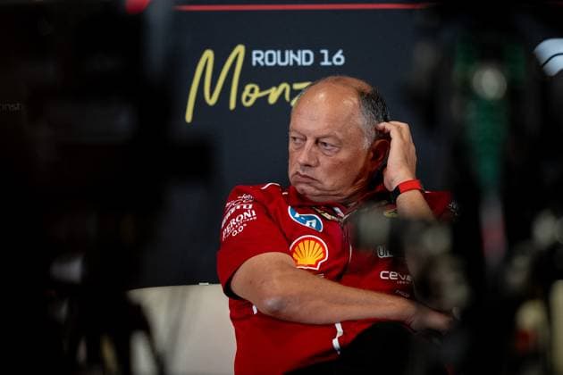 Frederic Vasseur (Teamchef Scuderia Ferrari HP, Frankreich), ITA, Formel 1 Weltmeisterschaft, Grand Prix von Italian, Autodromo Nazionale Monza, Practice Day, Saison 2025, 05.09.2025 ITA, Formel 1 Weltmeisterschaft, Grand Prix von Italian, Autodromo Nazionale Monza, Practice Day, Saison 2025, 05.09.2025 Monza Copyright: xEibner-Pressefoto MarcelxFischerx EP_MFI