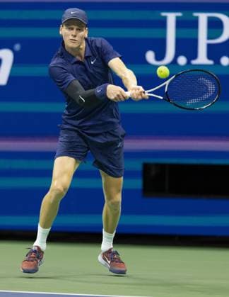 Jannik Sinner (ITA), US Open Championships 2023, USTA Billie Jean King National Tennis Center, Flushing Meadows, New York, USA .. Jannik Sinner (ITA), US Open Championships 2023, USTA Billie Jean King National Tennis Center, Flushing Meadows, New York, USA .. Copyright: xJuergenxHasenkopfx